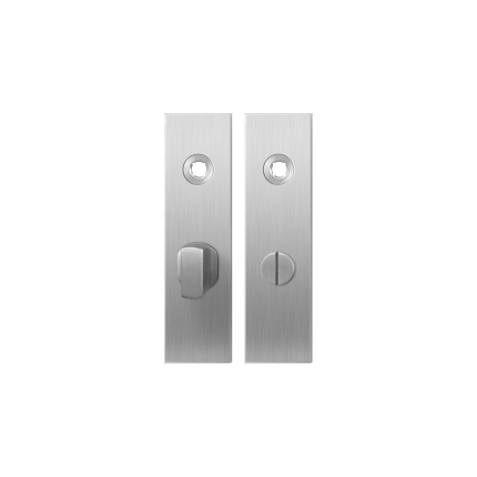 Kortschild GPF1100.15 WC57/5 grote knop RVS geborsteld