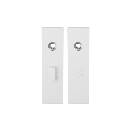 Kortschild GPF8100.55 WC57/5 grote knop wit