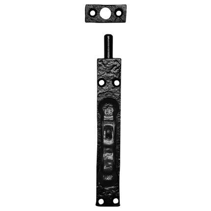 KP1158 bascule smeedijzer zwart kantschuif 203x25-mm