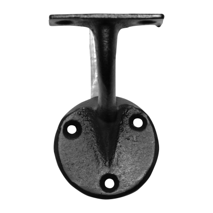 KP3498 leuninghouder smeedijzer zwart 51mm tot 64mm