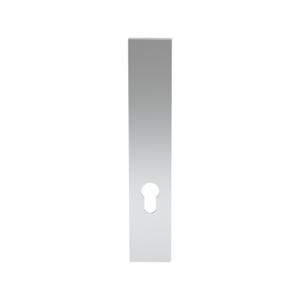 Langschild GPF1200.65L/R PC72 zonder krukgat RVS gepolijst