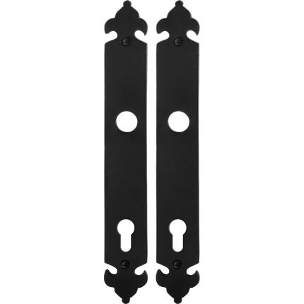 Langschild GPF6100.25 PC92 smeedijzer zwart