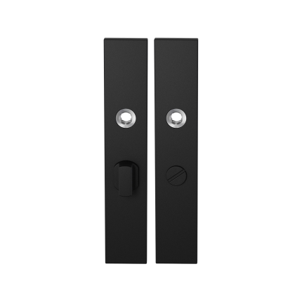 Langschild GPF8100.25 WC55/8 grote knop zwart