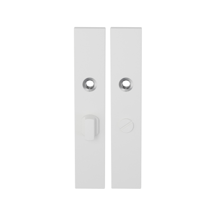 Langschild GPF8100.65 WC55/8 grote knop wit