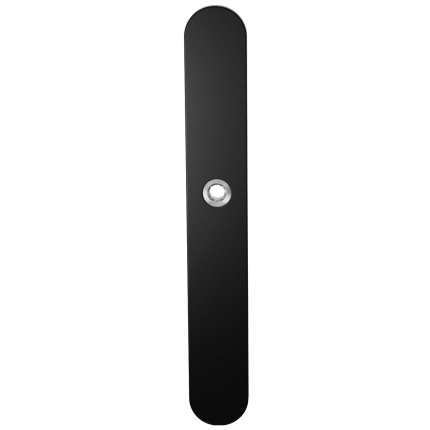 Langschild XL GPF8100.70R blind rechtsdraaiend zwart