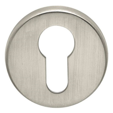 Luxuria Cilinderrozet rond, mat nikkel PVD, 50x8mm