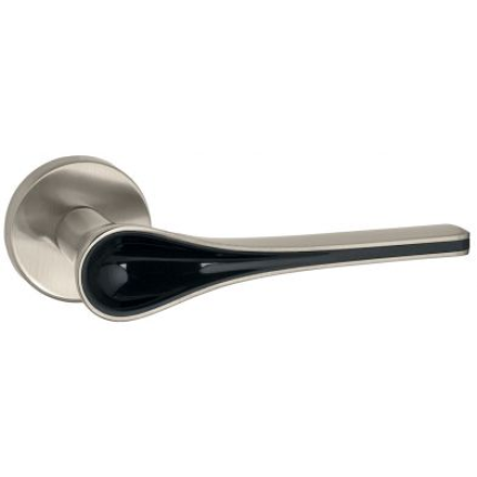 Luxuria Krukgarnituur Tiffany, mat nikkel/zwart