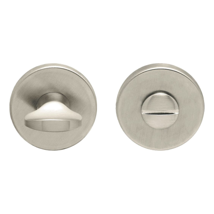 Luxuria Toiletgarnituur rond, mat nikkel PVD, 50x6mm