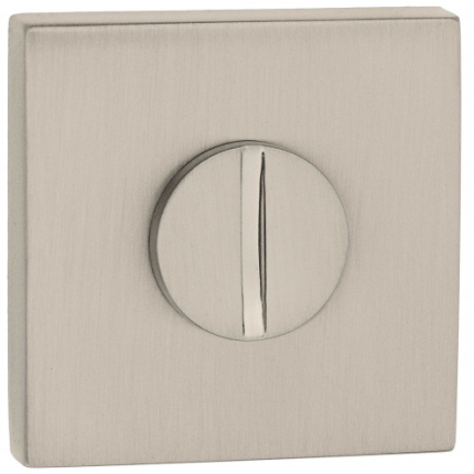 Luxuria Toiletgarnituur, mat nikkel PVD, 52x52x8mm