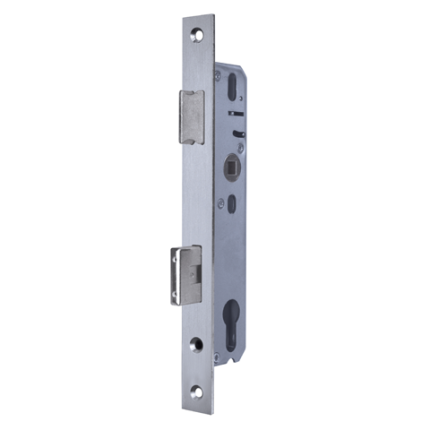 Mauer 4592 PZW dag- en nacht smaldeurslot RVS met doorzaagbeveiliging, voorplaat 20 mm, doornmaat 30 mm