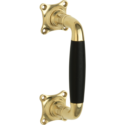 Mi Satori deurgreep Bonton 110mm gepolijst ongelakt ebben