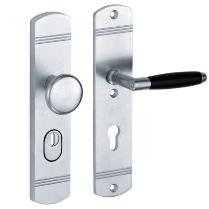 Mi Satori Knopg.LS SKG Ton/Art deco K72 antiek nikkel ebben antiek chroom