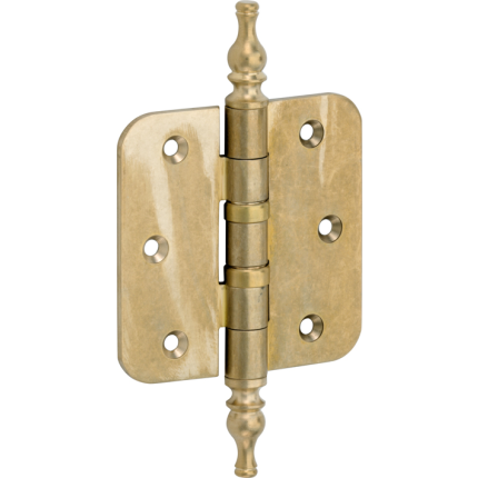 Mi Satori Kogell.scharn. ronde hoek 76x76mm vaas messing getrommeld