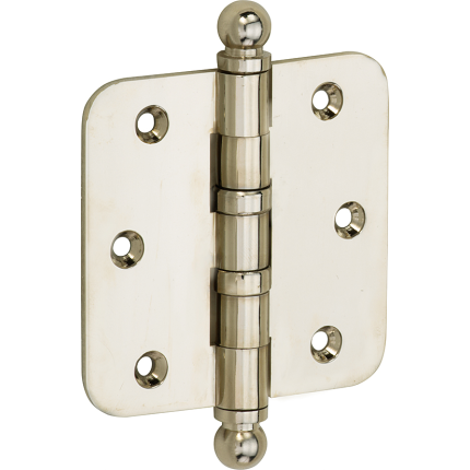 Mi Satori Kogell.scharn. ronde hoek 89x89mm bol glans nikkel