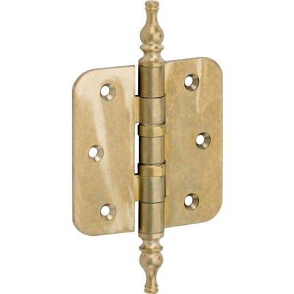 Mi Satori Kogellagerscharnier ronde hoek 89x89mm vaas messing antiek per 12 stuks