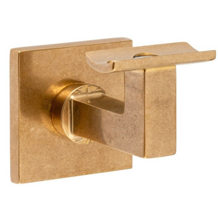 Mi Satori Leuninghouder hol zadel opschroevend M10 Messing antiek