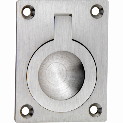 Mi Satori Luikring rechthoekig 40x30mm mat nikkel gelakt