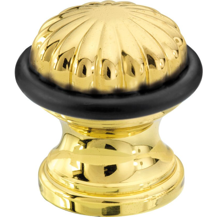 Mi Satori Nouveau deurstopper messing gelakt