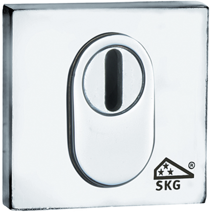 Mi Satori SKG cilinderrozet Bauhaus BU kernt. glans chroom
