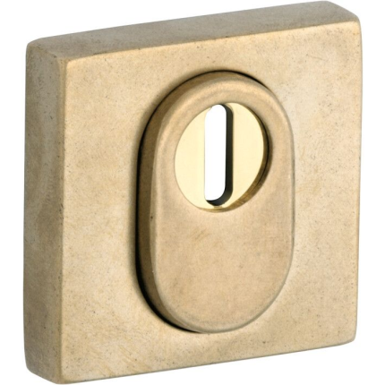 Mi Satori SKG cilinderrozet Bauhaus BU kernt. messing getrommeld
