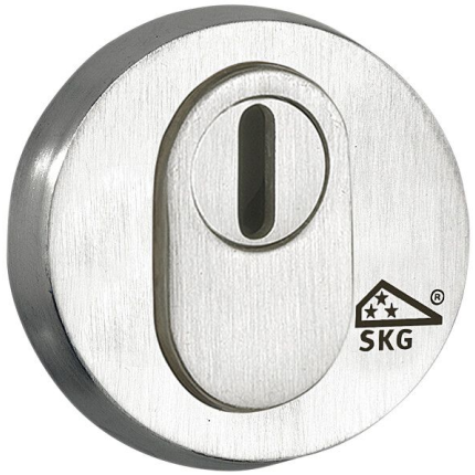 Mi Satori SKG cilinderrozet Elegant BU kernt mat nikkel ongelakt PVD