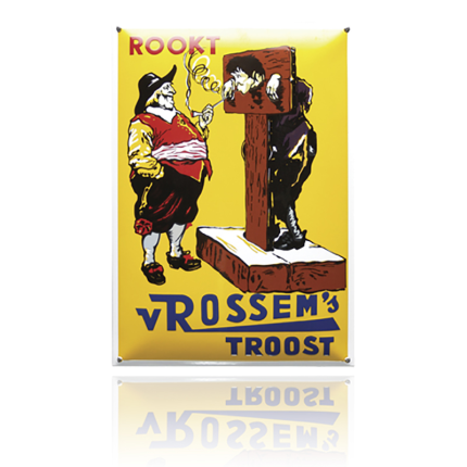 NG-36-RT emaille reclamebord 'Rossem'