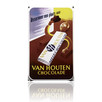NO-59-HO emaille reclamebord 'Van Houten'