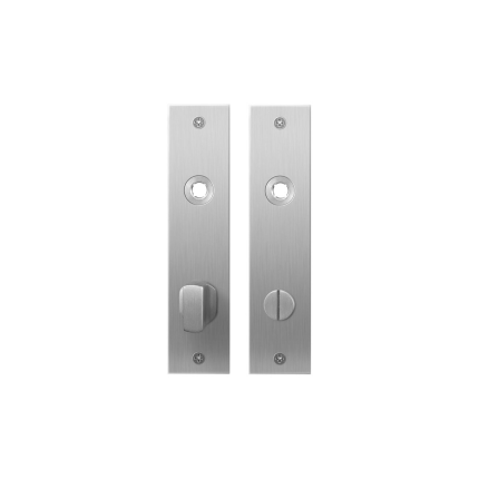 Plaatschild GPF1100.16 WC72/8 grote knop RVS geborsteld