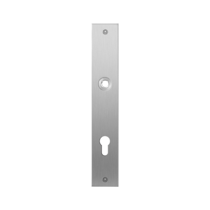 Plaatschild GPF1100.27L/R PC85 links-/rechtsdraaiend RVS geborsteld
