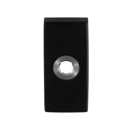Rozet GPF8100.01R 70x32x10mm zwart rechtsdraaiend