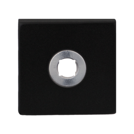 Rozet GPF8100.02L 50x50x8mm zwart linksdraaiend