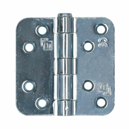 S2 Kogellagerscharnier 6511 ronde hoek staal silverlook