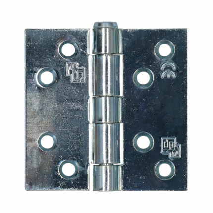 S2 scharnier ongelagerd 6511 rechte hoek 76x76mm staal silverlook