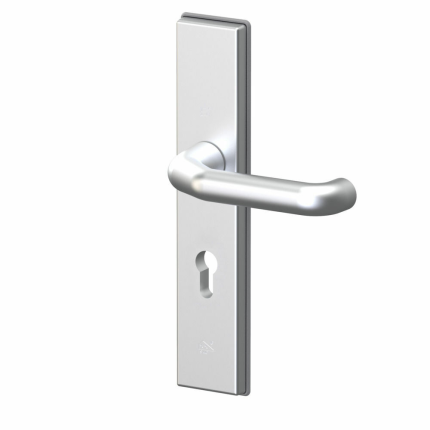 S2 veiligheidsbeslag buitenschild 5021 SKG2 kruk aluminium rechthoekig