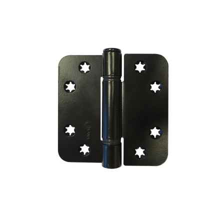 Scharnier ronde hoek Ivana 89x89 mm, zwart