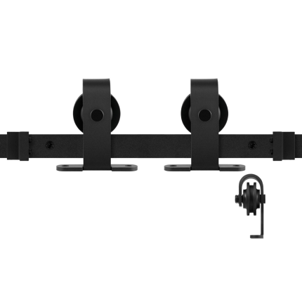 GPF0508.61 schuifdeursysteem Mutka zwart 220 cm