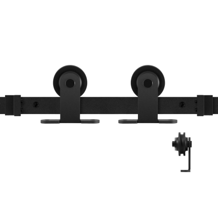 GPF0510.61 schuifdeursysteem Osa zwart 183 cm