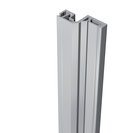 SecuStrip Style buitendraaiend aluminium, 2500mm