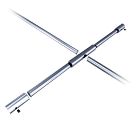 SecuBar Connect dubbel RVS