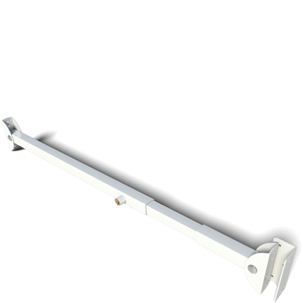SecuBar Plus wit schuifpui- en schuifraambeveiliging