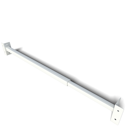 SecuBar Single klapraam beveiliging wit, 1000-1800 mm, in de dag montage