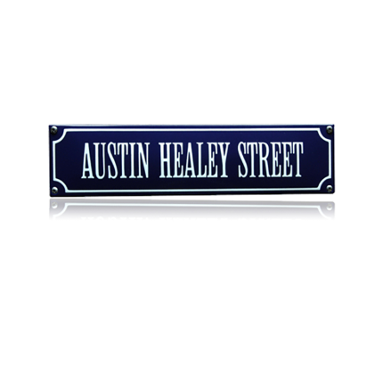 SS-07 emaille straatnaambord 'Austin healey street'