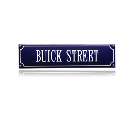 SS-13 emaille straatnaambord 'Buick Street'