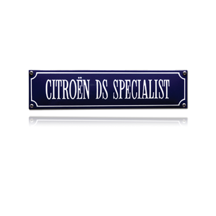 SS-18 emaille straatnaambord 'Citroën DS Specialist'