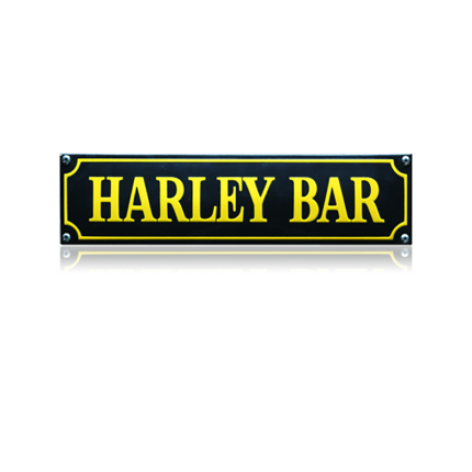 SS-35 emaille straatnaambord 'Harley Bar'