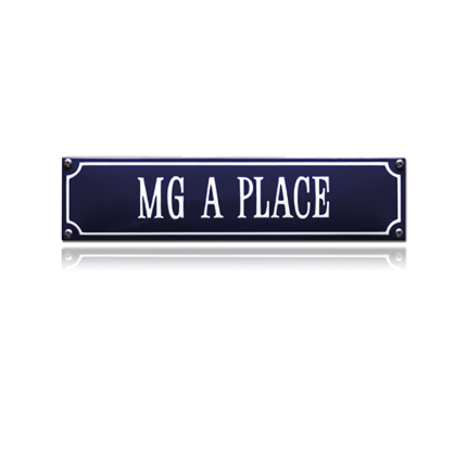 SS-56 emaille straatnaambord 'MG A Place'