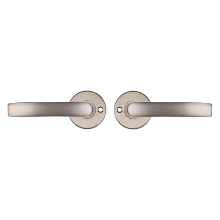 Starx Blok deurkruk op ronde rozet 41mm Aluminium F9