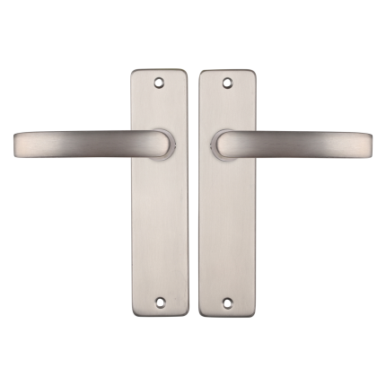 Starx Blok deurkruk op schild 180x41mm Aluminium F9