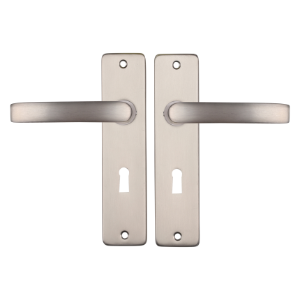 Starx Blok deurkruk op schild 180x41mm BB56 Aluminium F9