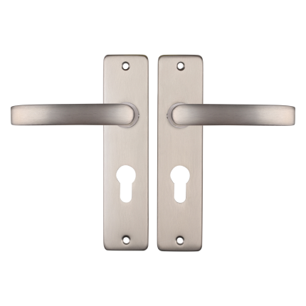 Starx Blok deurkruk op schild 180x41mm PC72 Aluminium F9